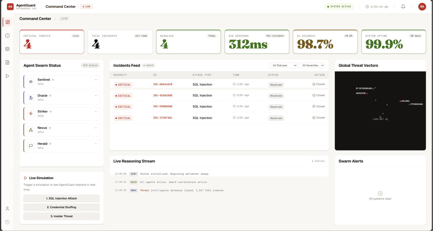 AgentGuard screenshot